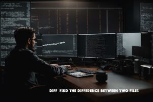 Diff – Găsirea diferențelor între două fișiere