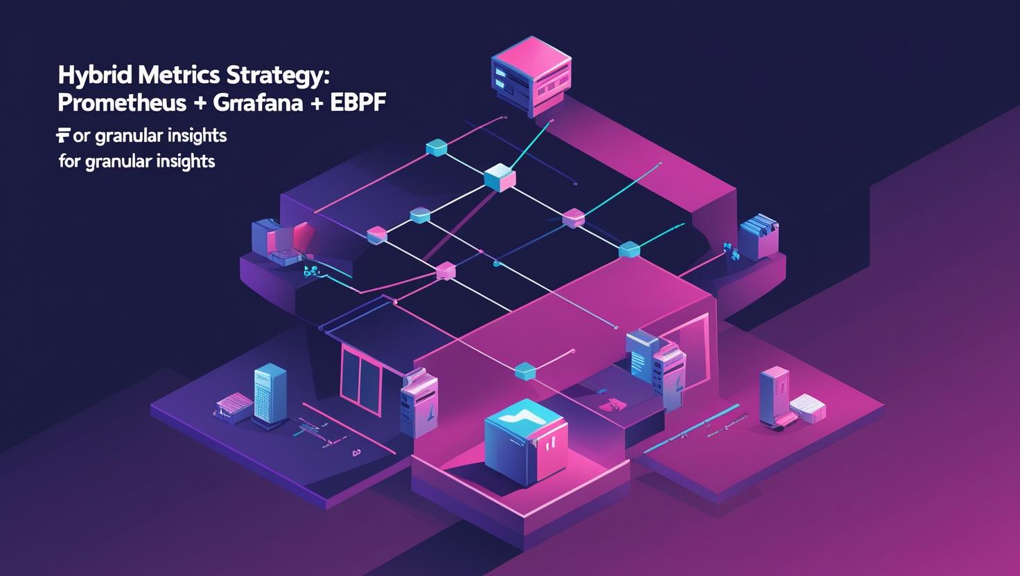 Strategie hibridă de metrici: Prometheus + Grafana + eBPF pentru detalii fine